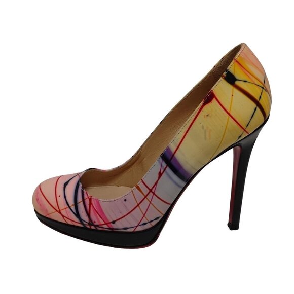 Christian Louboutin Shoes - CHRISTIAN LOUBOUTIN - Light Pink Light Yellow Pumps 133-080625